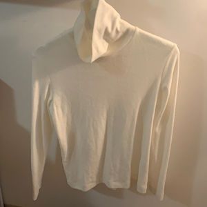 White turtle neck